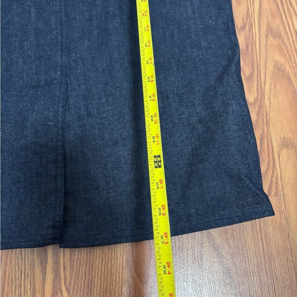 St. John dark denim skirt
